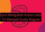 3 Cara Mengubah Kuota Lokal Tri Menjadi Kuota Reguler
