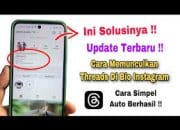 Auto Berhasil Munculin Threads Di Bio Instagram
