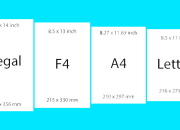 Apakah Ukuran Kertas F4 Legal Apa Letter ? Ini Jawabannya