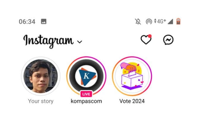 Viral Stiker Pemilu Story Instagram