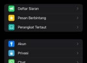 Tutorial Tampilan WhatsApp Dark Mode
