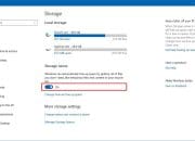 Mengelola Disk Menggunakan Fitur Storage Sense Windows 10