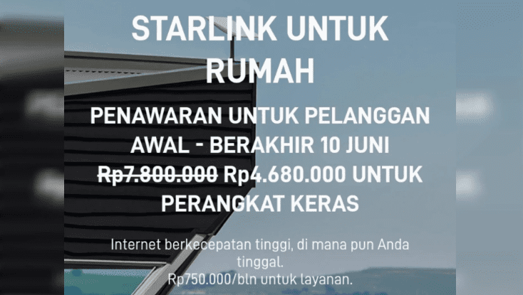 Jangan Mau Rugi Harga Starlink 4 jutaan Bukan 7 jutaan
