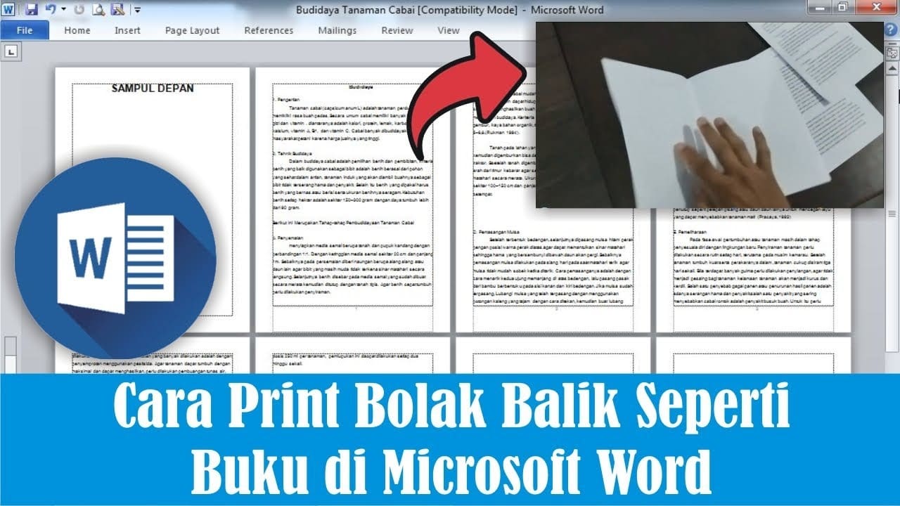 Cara Print Bolak Balik di Word dengan Mudah dan Praktis