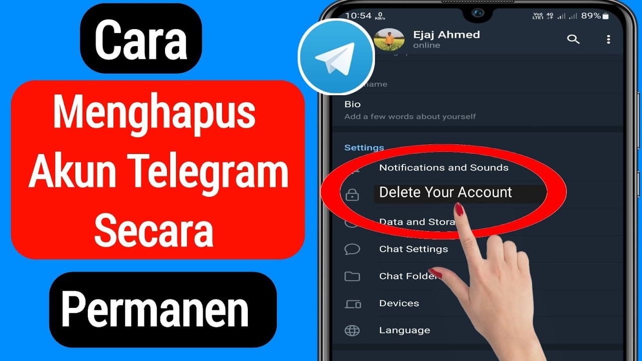 Cara Mudah dan Tuntas Menghapus Akun Telegram
