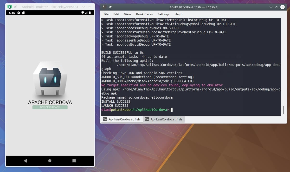Cara Mudah dan Cepat Membuat Aplikasi Android dengan Cordova