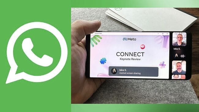 Cara Share Screen WhatsApp dengan Suara di iPhone