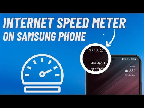 3 Cara Menampilkan Kecepatan Internet di Samsung dengan Praktis