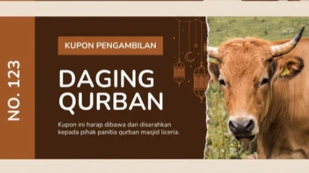 Cara Membuat Kupon Kurban Idul Adha di Microsoft Word