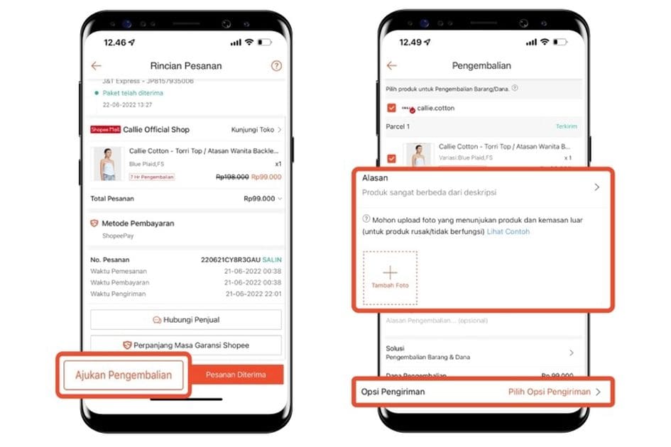 Barang Yang Datang Tidak Sesuai? Ini Tips Mudah Pengembalian Barang Dan Dana Shopee!