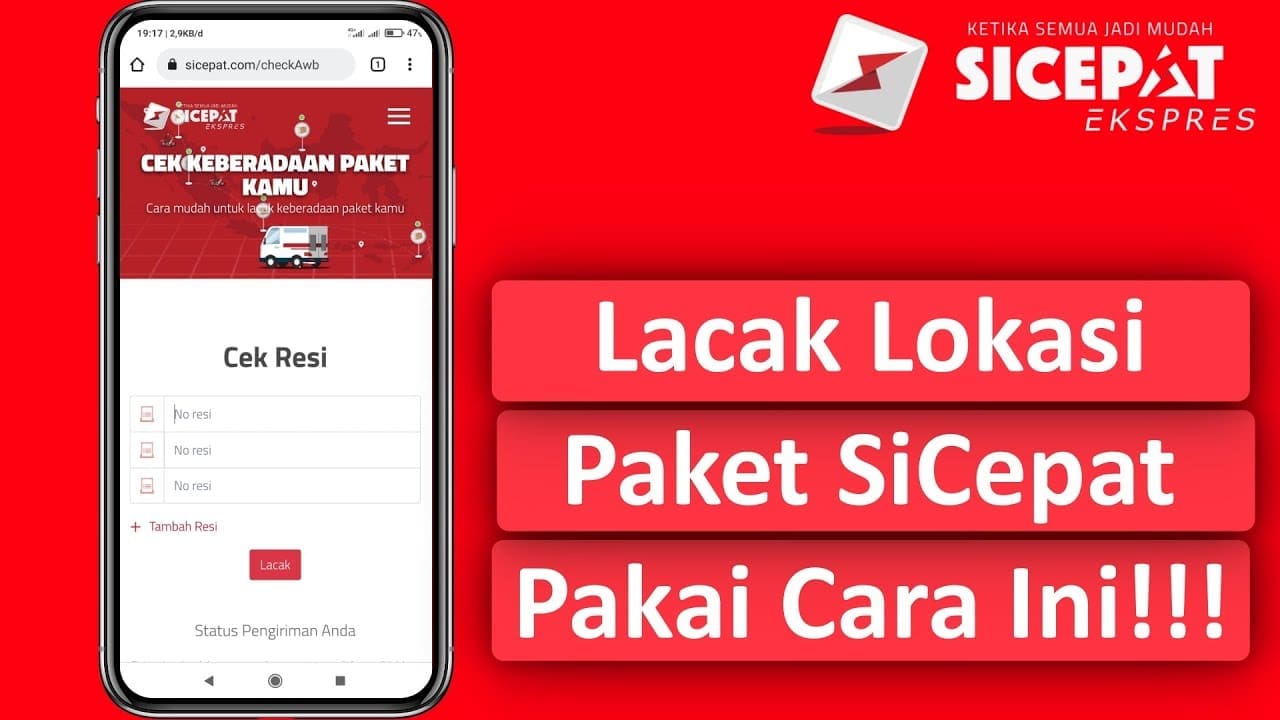 Cara Mudah Lacak Paket SiCepat