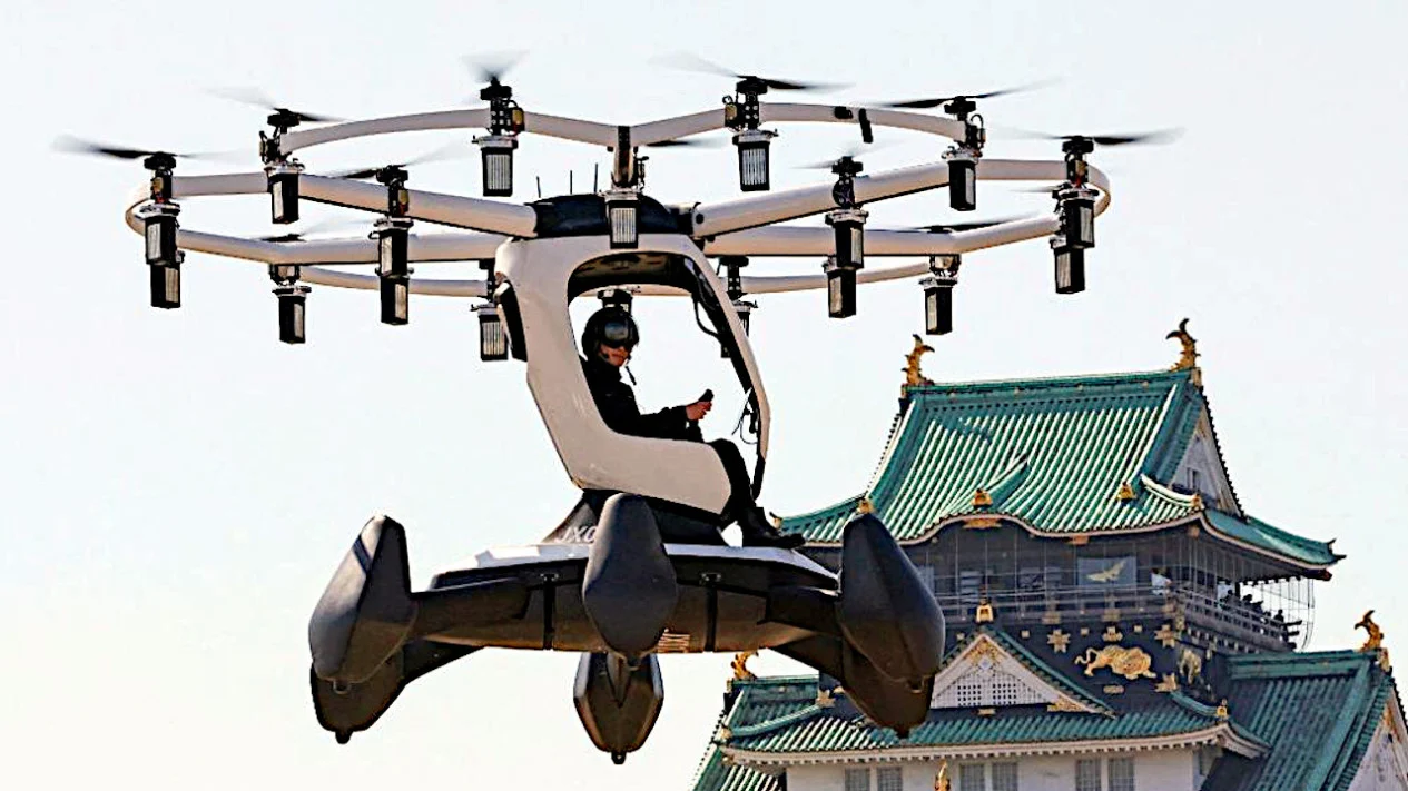 Futuristik! Mobil Terbang Hexa Jadi Kenyataan, Meluncur di Langit Jepang