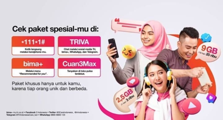 5 Cara Lengkap Cek Nomor Tri (3) 2026