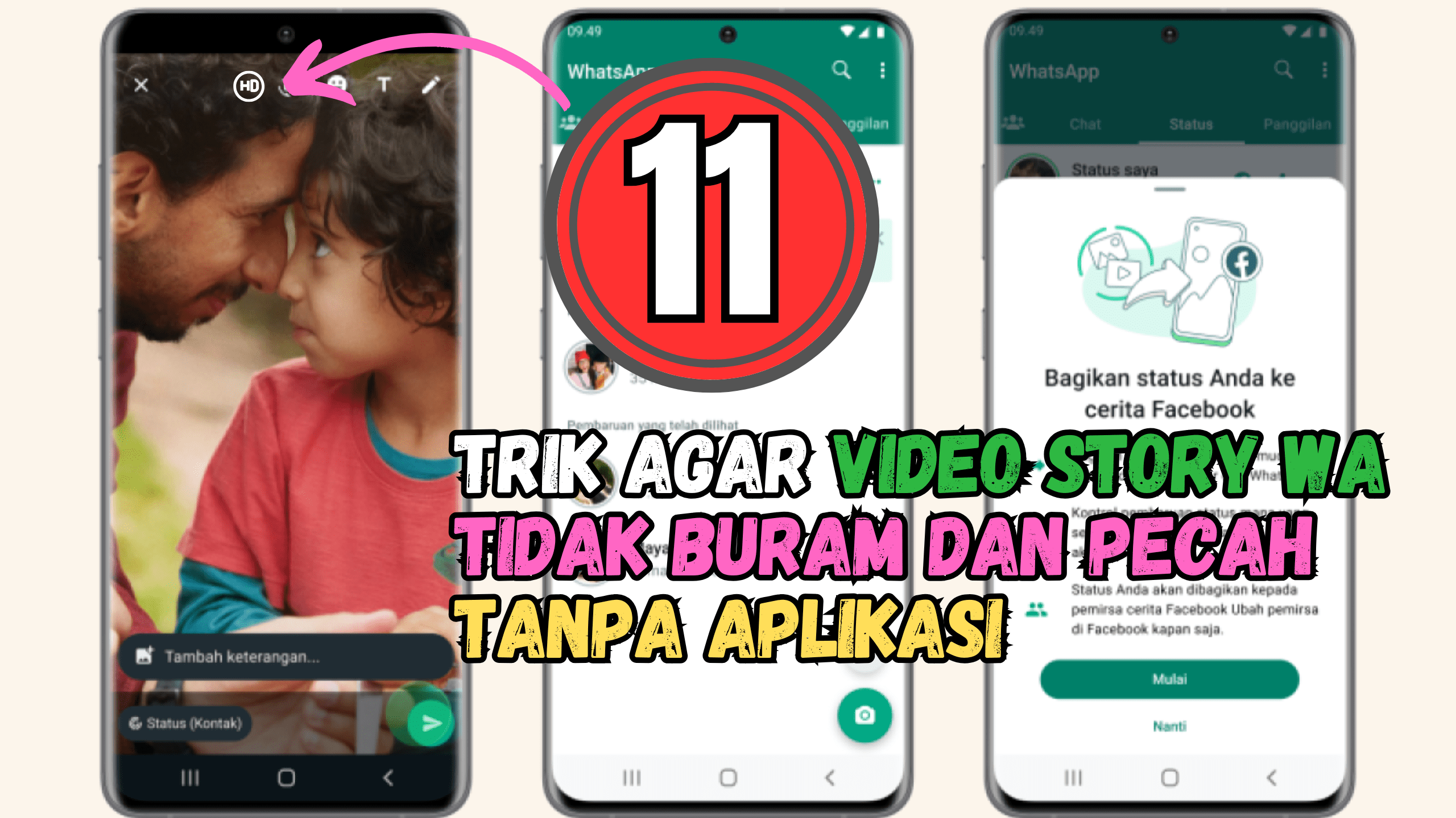 11 Cara Upload Story WA HD Agar Tidak Pecah