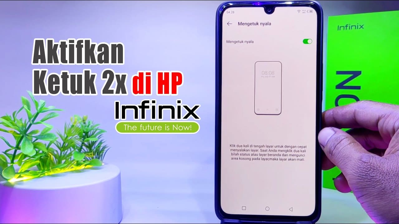 Cara Mengaktifkan Ketuk Layar 2 Kali di HP Infinix dengan Fitur Tap to Wake