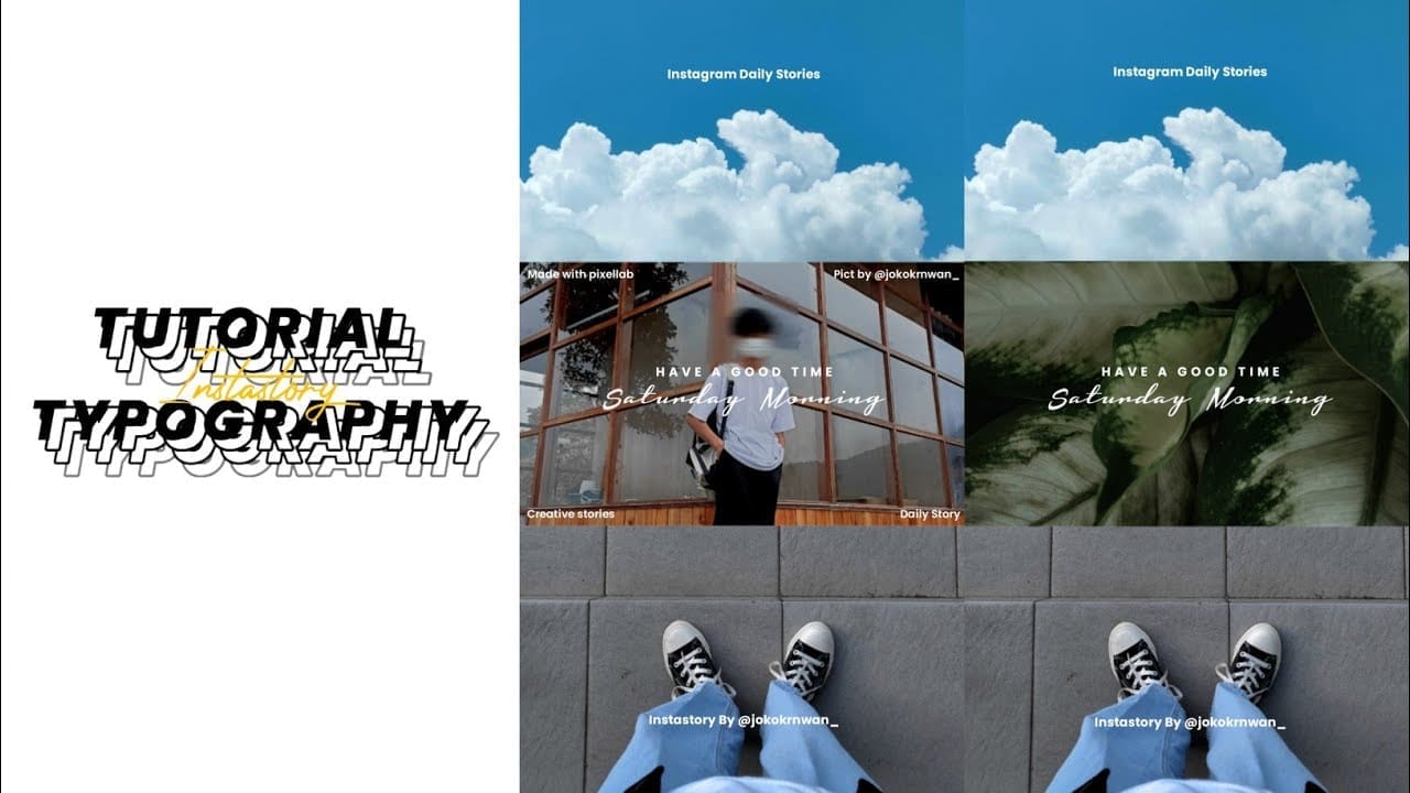 Cara Membuat Desain Instagram Story Typography Aesthetic Biar Makain Keren!