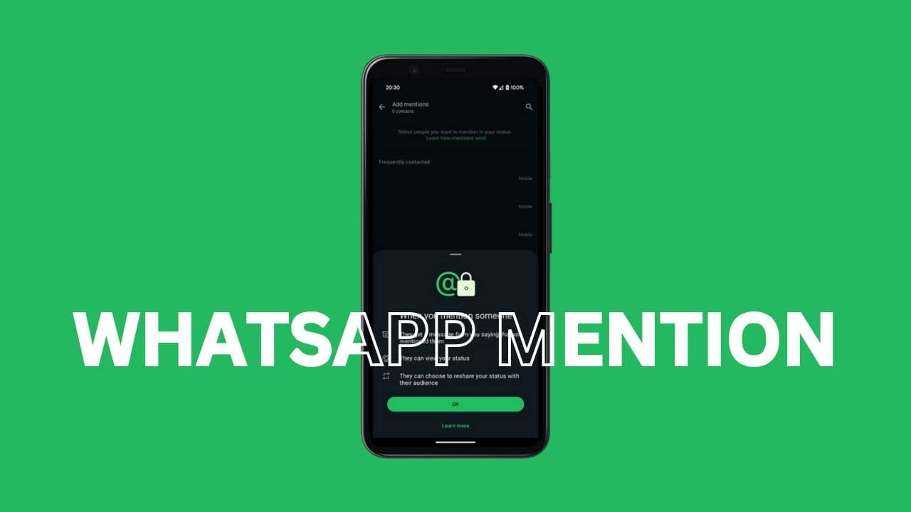 Cara Tag Orang di Status WhatsApp