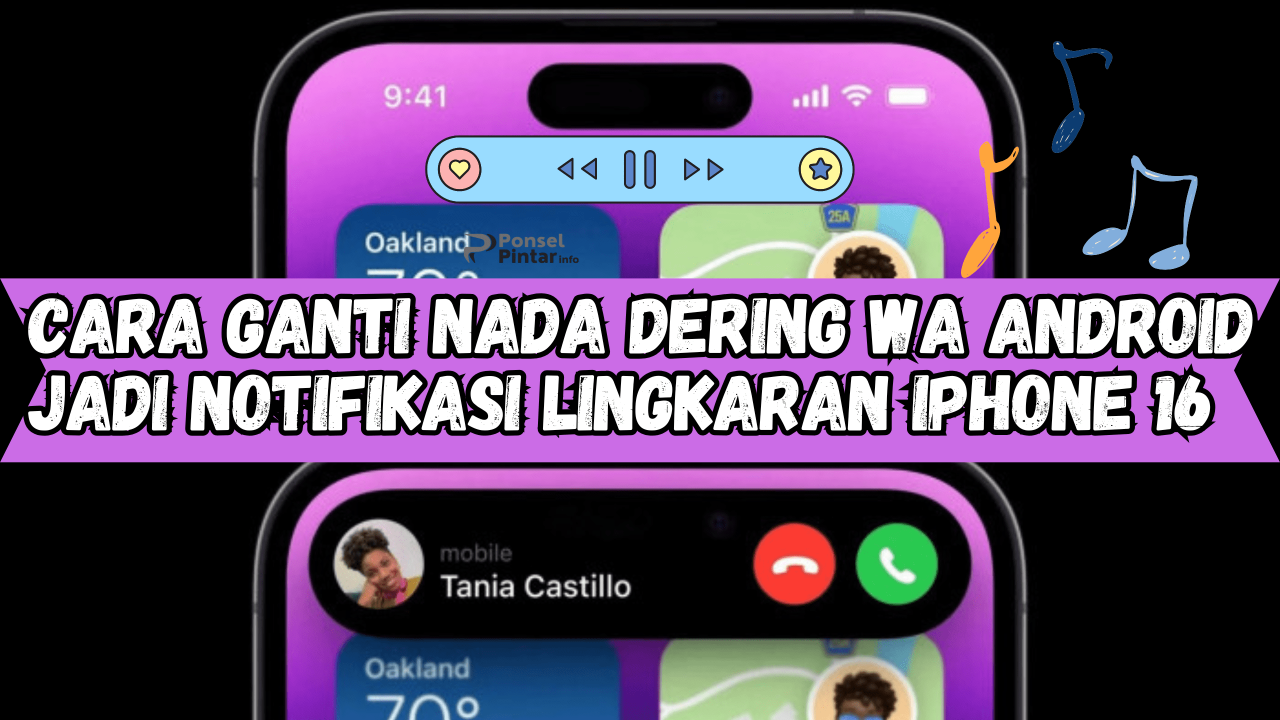 Cara Ganti Nada Dering WA Jadi Lingkaran IPHONE 16