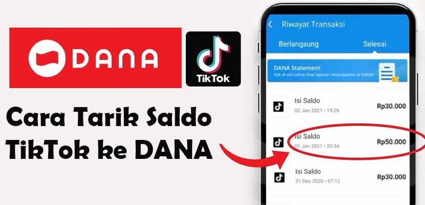 Cara Tarik Saldo TikTok ke DANA Tanpa Premium dan Tanpa Ribet! 