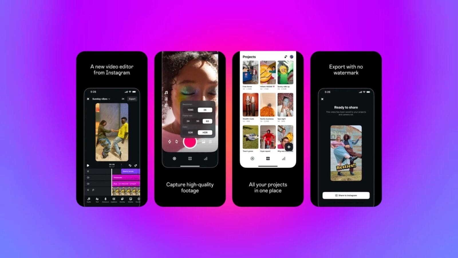 Tiktok dan Capcut Hilang di AS, Instagram Rilis Edits Sebagai Pengganti
