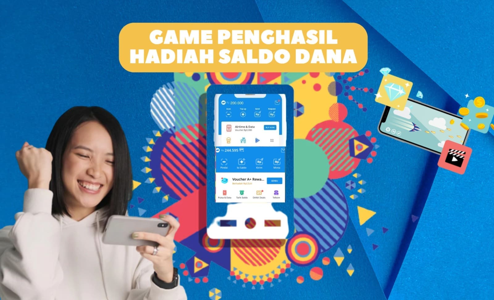Mau Dapat Saldo DANA Gratis? Yuk Coba Main 18 Game Terbaru 2026 Ini
