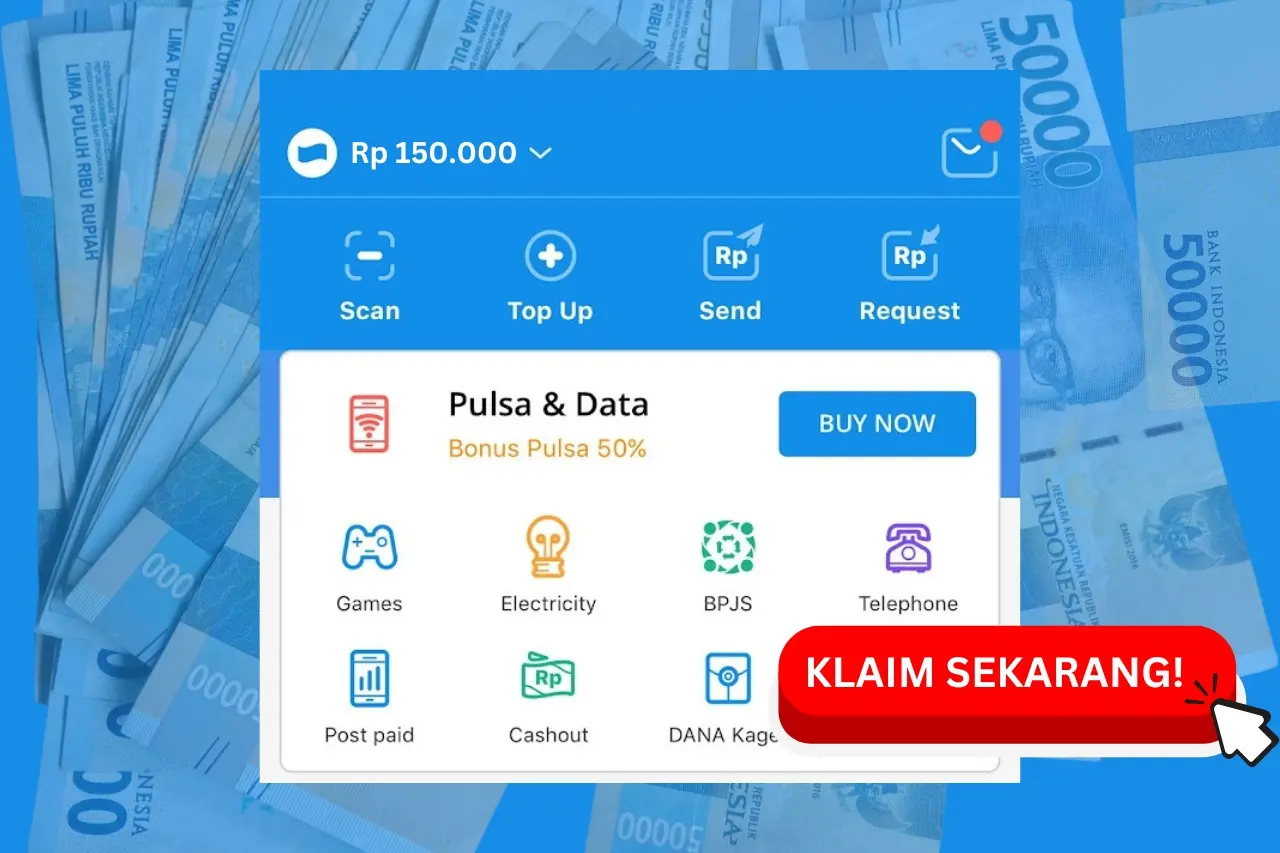 Nggak Cuma Link DANA Kaget, Ini Dia 4 Cara Dapetin Saldo DANA Gratis!