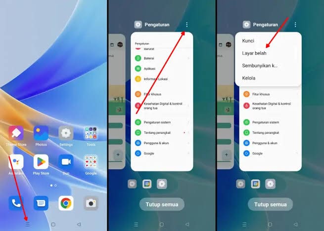 Bisa Buka 2 Aplikasi Sekaligus? Ini Cara Mudah Membagi Layar Menjadi 2 Di Hp Oppo!