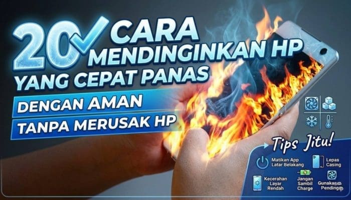20 Cara Mendinginkan HP yang Cepat Panas