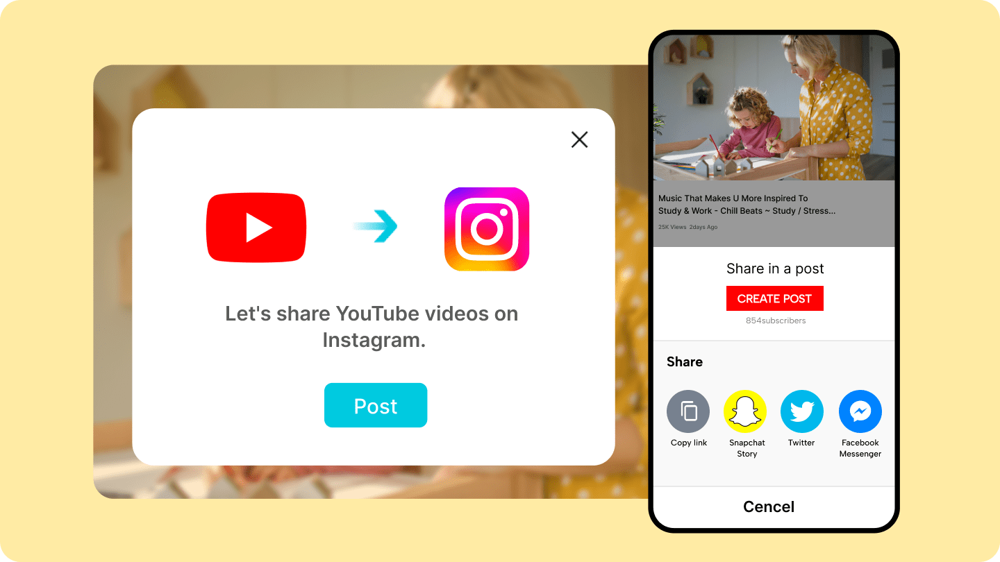 2 Tips Kirim Video YouTube Ke Instagram Tanpa Mengunduh Videonya!