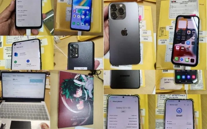 KPK Lelang HP Sitaan Mulai Rp 600 Ribu, Ada iPhone Juga!