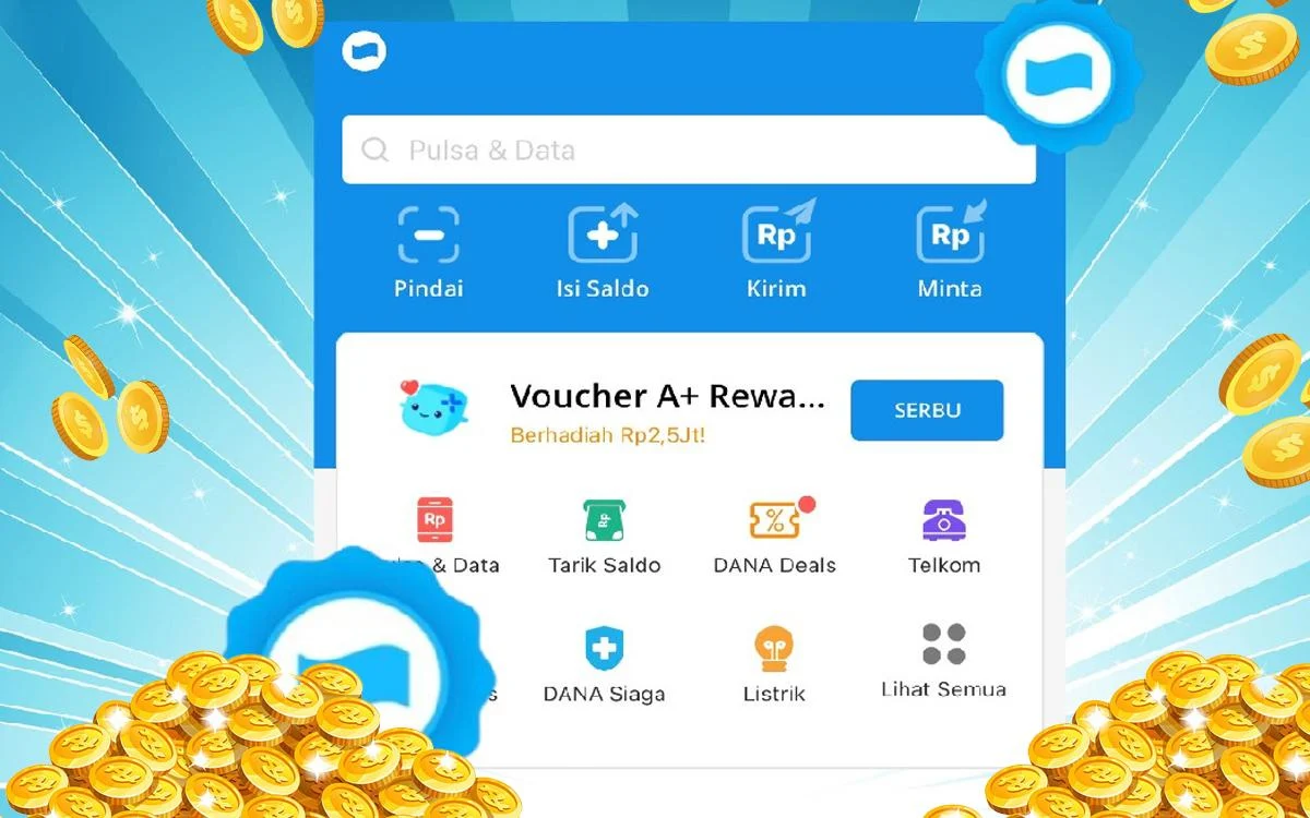 Cara Dapat Saldo DANA Hingga Ratusan Ribu Tanpa Keluar Kamar