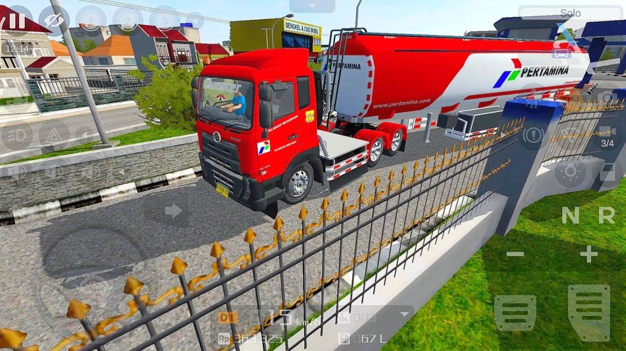 Gaspol! Rasain Serunya Jadi Sopir Truk Tangki Pertamina di Game Bussid