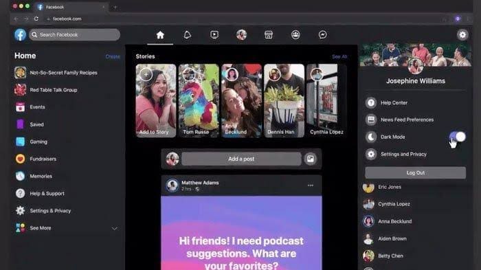 Tips Atur Tampilan Facebook Agar Jadi Mode Gelap!