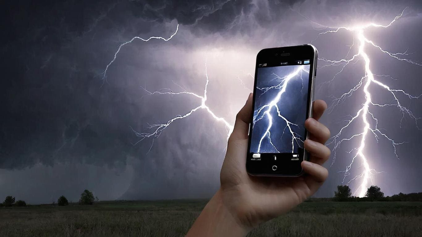 Remaja Disambar Petir Akibat Bermain Hp Saat Dicas