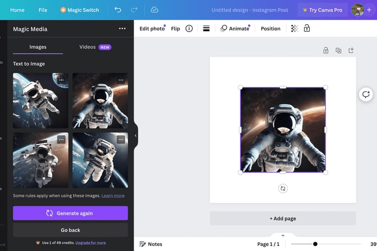 Bikin Gambar Pakai AI? Begini Cara Buat Gambar AI dengan Canva, Tinggal Tulis Teks!
