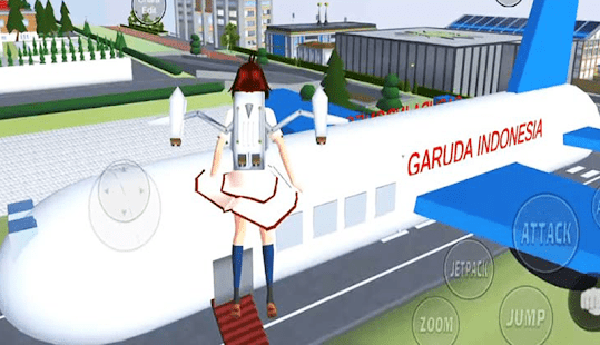 Terbang Seru di Sakura School Simulator! Kumpulin ID Pesawat & Bandara Ini, Yuk Jelajahi Langsung