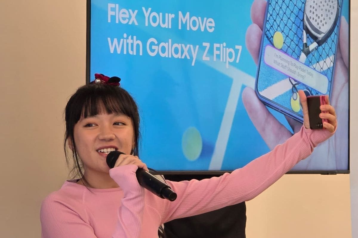 Cindy Gulla Bagikan Tips Bikin Konten Olahraga dengan Galaxy Z Flip 7