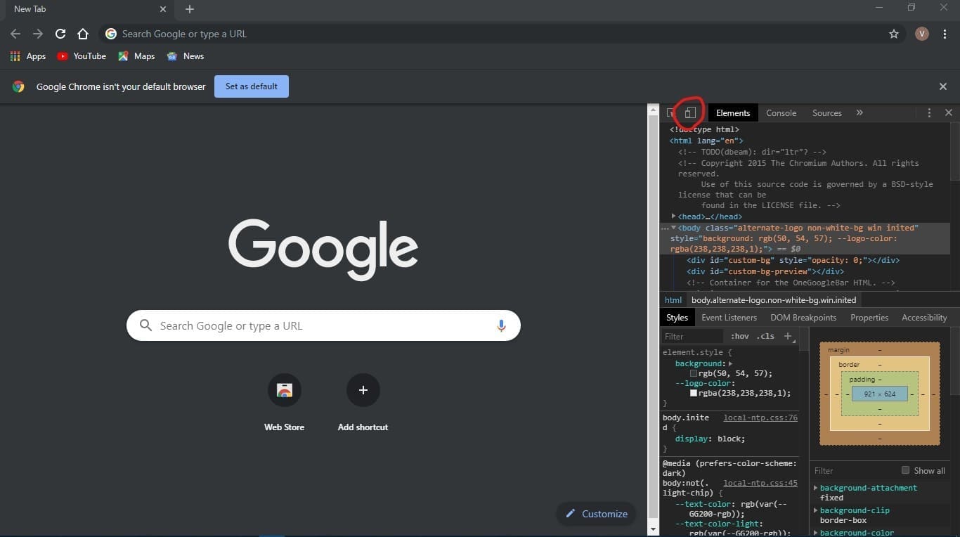 Cara Inspect Element Situs Web di Google Chrome Laptop