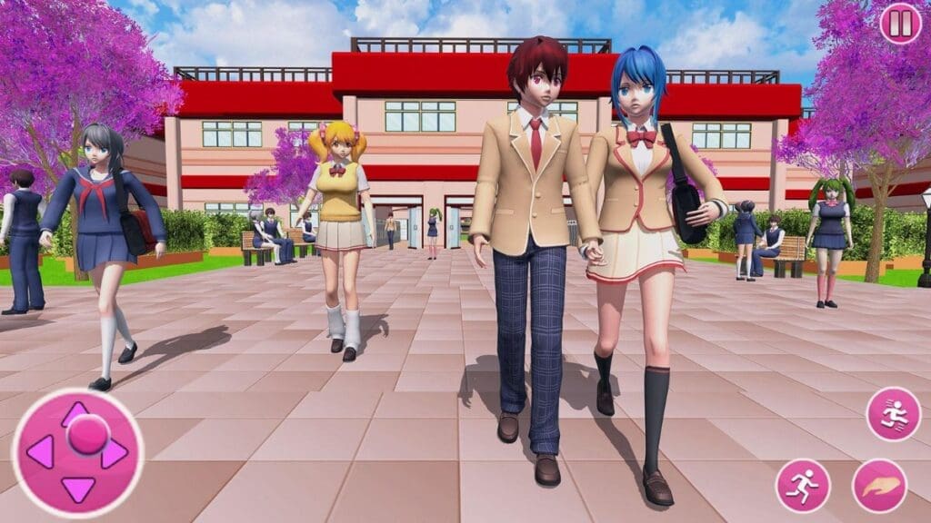 Keren Abis! Kumpulan ID BTS di Sakura School Simulator