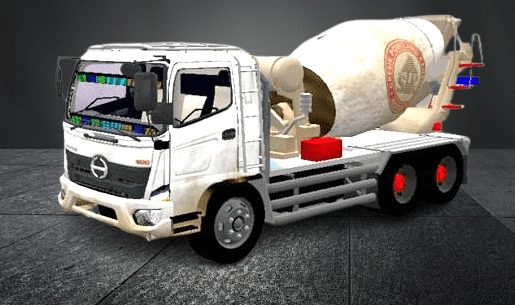 Ngab! Penggemar Bussid, Wajib Coba Mod Truck Hino Molen Semen Ini!