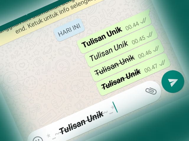 Format Teks di WhatsApp Ini Bisa Bikin Tulisan Jadi Menarik, Yuk Coba