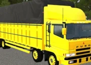 Mod Truck Tronton Hino Muat Beras Bulog Full, Bikin Main Bussid Makin Realistis!
