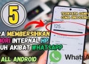 5 Cara Membersihkan Memori Internal HP Penuh WhatsApp