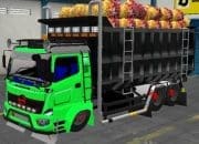 Hino Dump Truck Muat Sawit, Gagah Maksimal di Game Bussid!