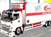 Truk Hino 500 Box Freezer Yakult di BUSSID, Bikin Mainmu Makin Seru!