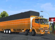 Seru Banget! Coba MOD Truck Fuso FN62 Muatan Semen di BUSSID