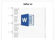 Cara Membuat Daftar Isi di Word HP dengan Cepat dan Mudah