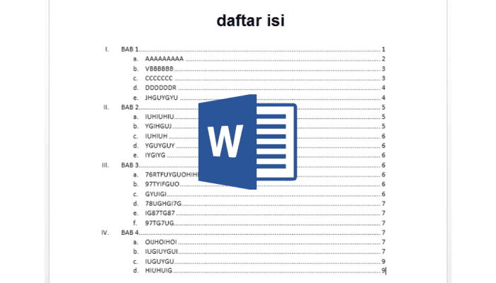 Cara Membuat Daftar Isi di Word HP dengan Cepat dan Mudah