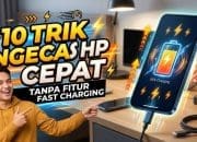 10 Trik Ngecas HP Cepat Tanpa Fitur Fast Charging