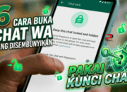 6 Cara Buka Chat WA yang Disembunyikan Pakai Kunci Chat